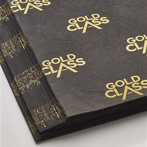 Custom Printed Tissue Paper Gold Glass