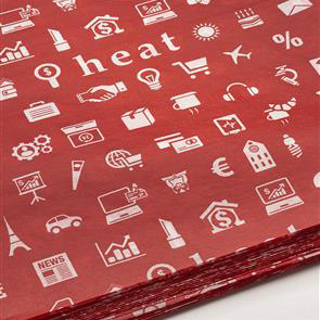 Custom Printed Tissue Paper Red